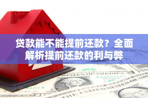 乌日贷款能不能提前还款？全面解析提前还款的利与弊
