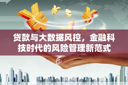 临翔贷款与大数据风控，金融科技时代的风险管理新范式