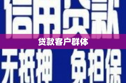 东乡族贷款客户群体