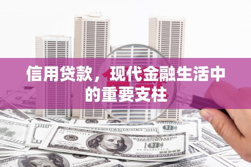 广灵信用贷款，现代金融生活中的重要支柱