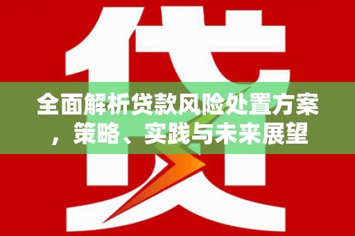 安化全面解析贷款风险处置方案，策略、实践与未来展望