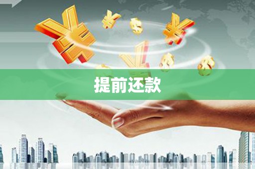 桐城提前还款