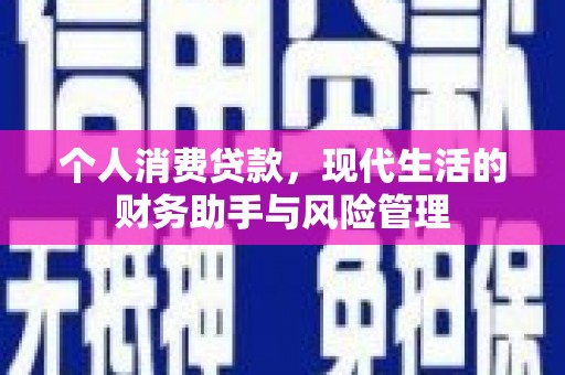 营口个人消费贷款，现代生活的财务助手与风险管理