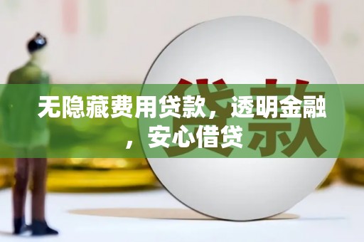 秦淮无隐藏费用贷款，透明金融，安心借贷
