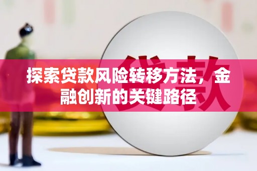 资兴探索贷款风险转移方法，金融创新的关键路径