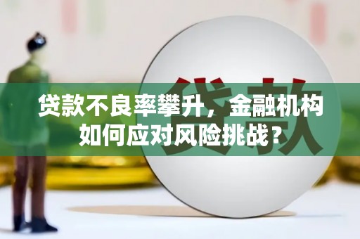 大朗贷款不良率攀升，金融机构如何应对风险挑战？