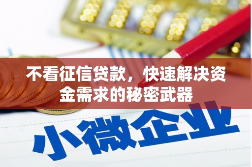 礼县不看征信贷款，快速解决资金需求的秘密武器