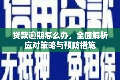 伊犁哈萨克贷款逾期怎么办，全面解析应对策略与预防措施