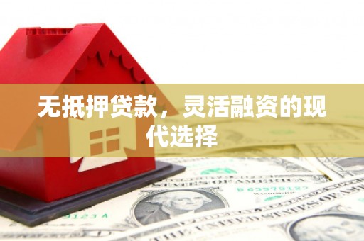 南丰无抵押贷款，灵活融资的现代选择