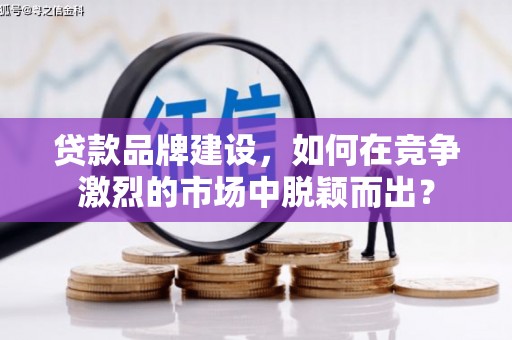 无极贷款品牌建设，如何在竞争激烈的市场中脱颖而出？