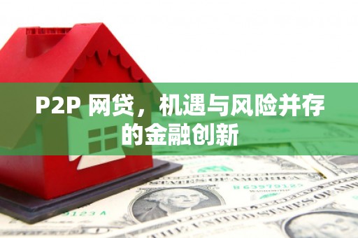 苍溪P2P 网贷，机遇与风险并存的金融创新